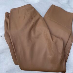 Tan Leather Pants